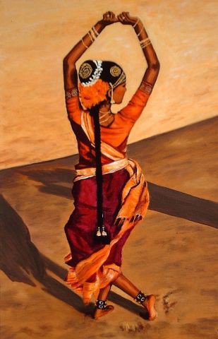 "Danseuse indienne" Francoise GRELLIER